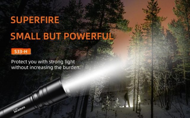 SUPERFIRE Mini Flashlight: Strong Light Without Increasing The Burden